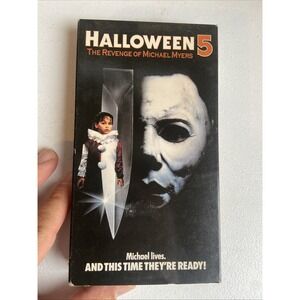Halloween 5: The Revenge of Michael Myers (VHS, 1989) Cult Classic Horror Movie
